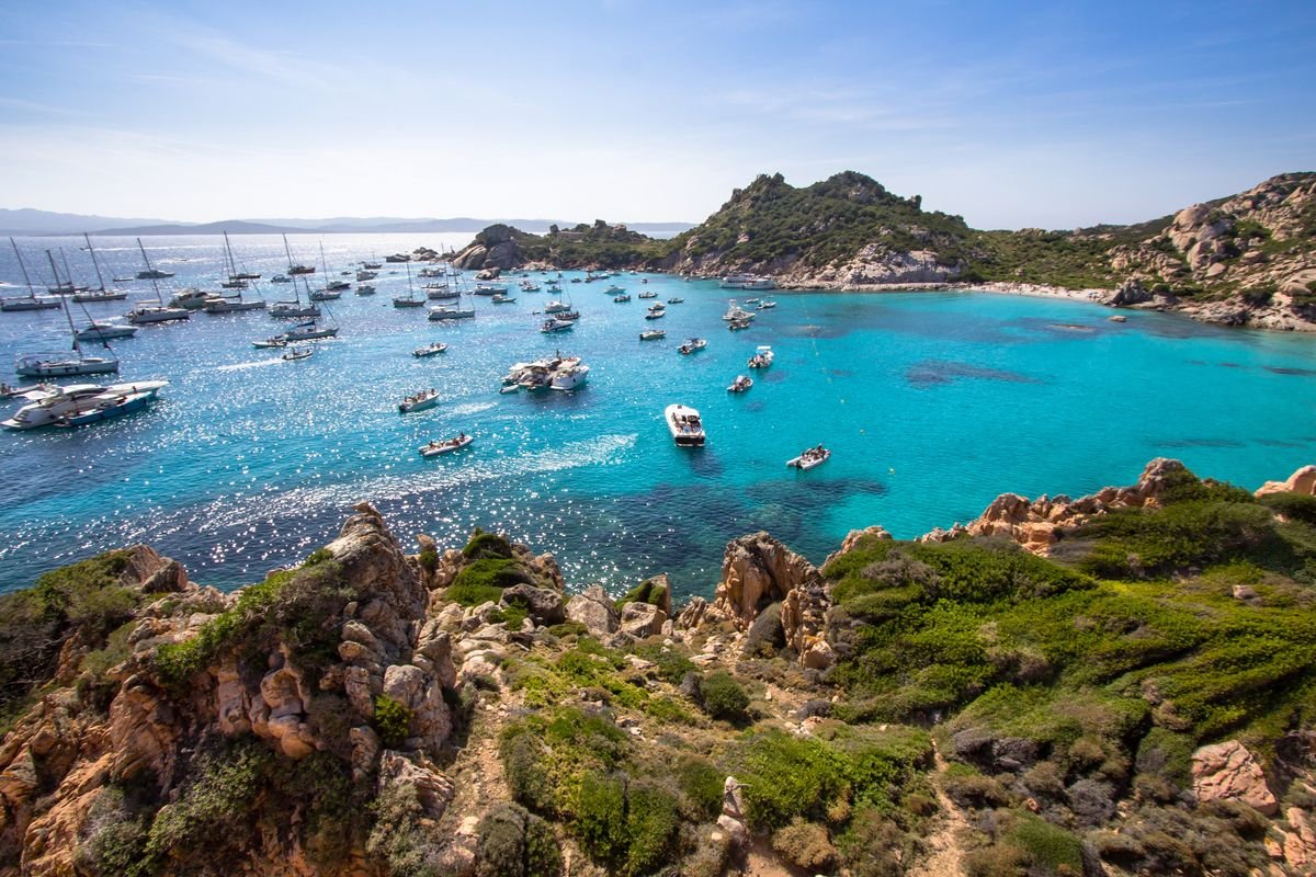 Sardinia is an island in Italy with beautiful beaches