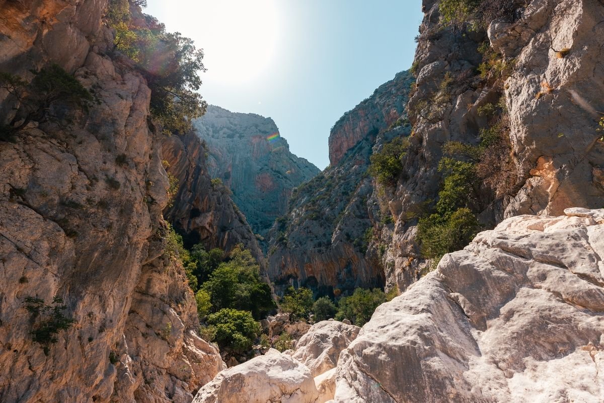Canyon in Sardinia