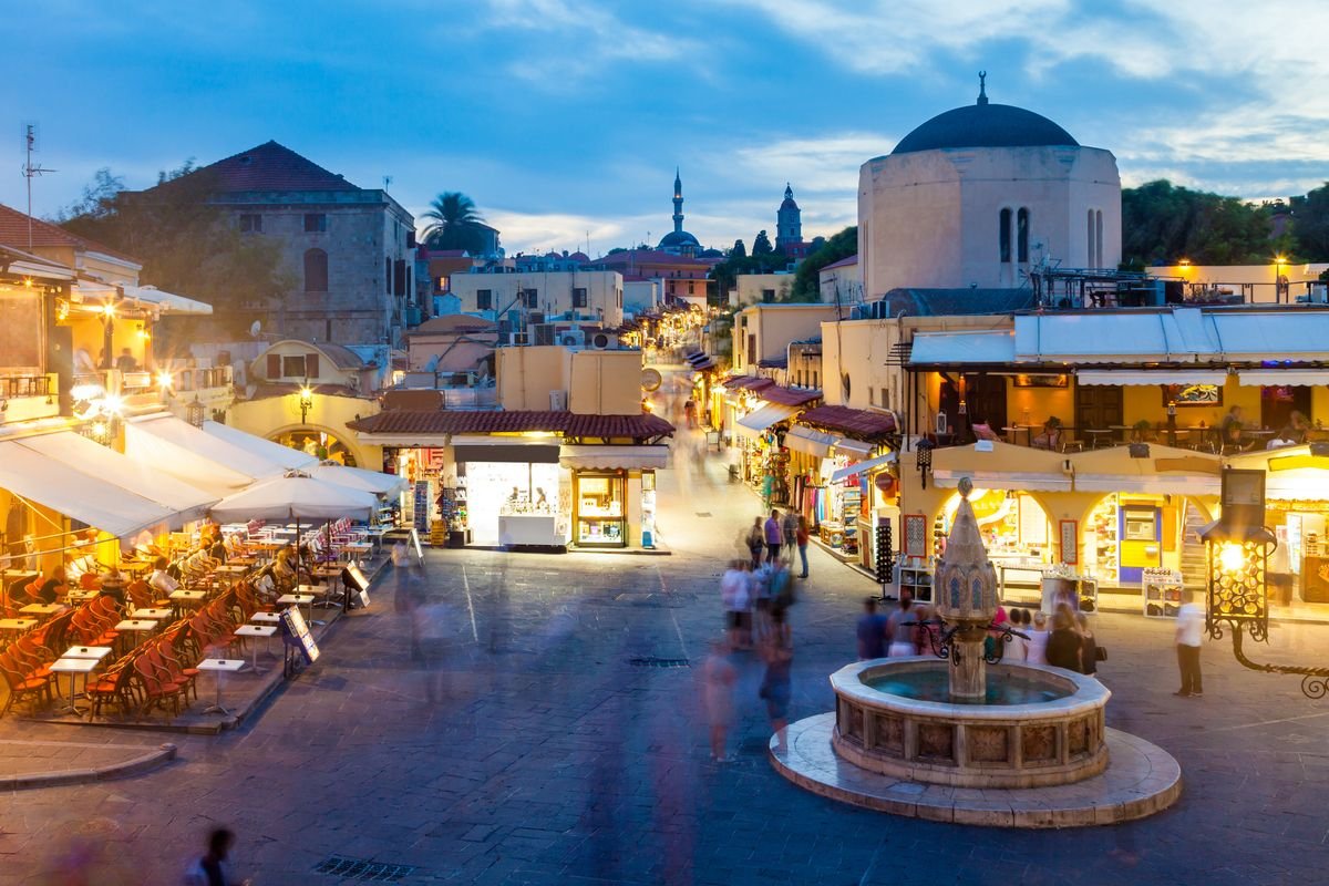 Stare miasto na Rodos, Grecja