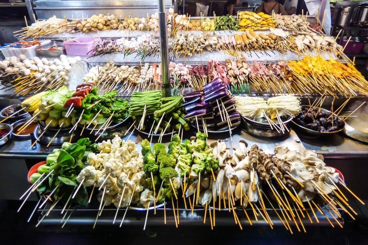 Street food w Kuala Lumpur