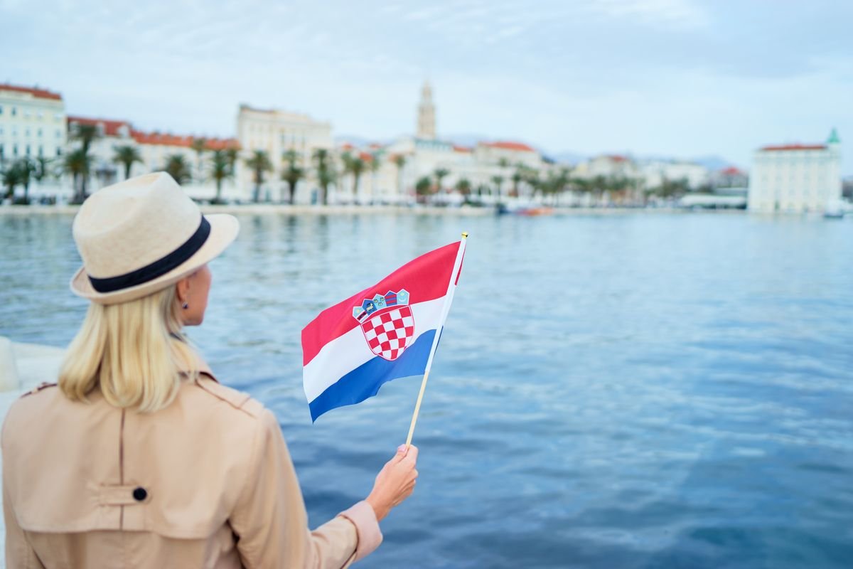 Tourist at holiday in Split