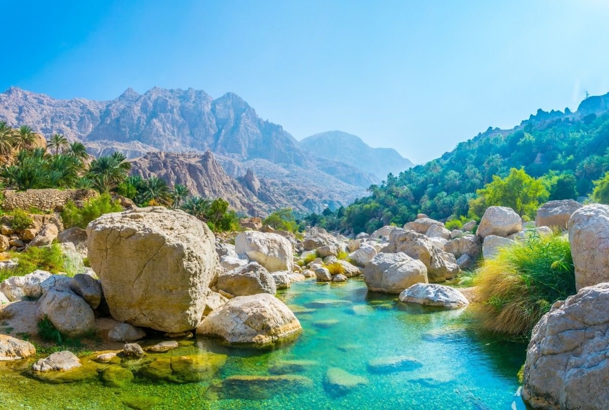 Wadi Tiwi w Omanie