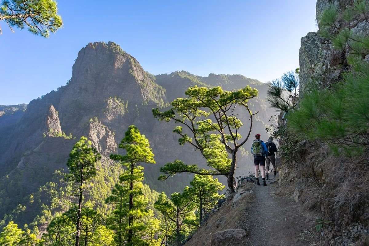 Górzysty krajobraz na La Palma