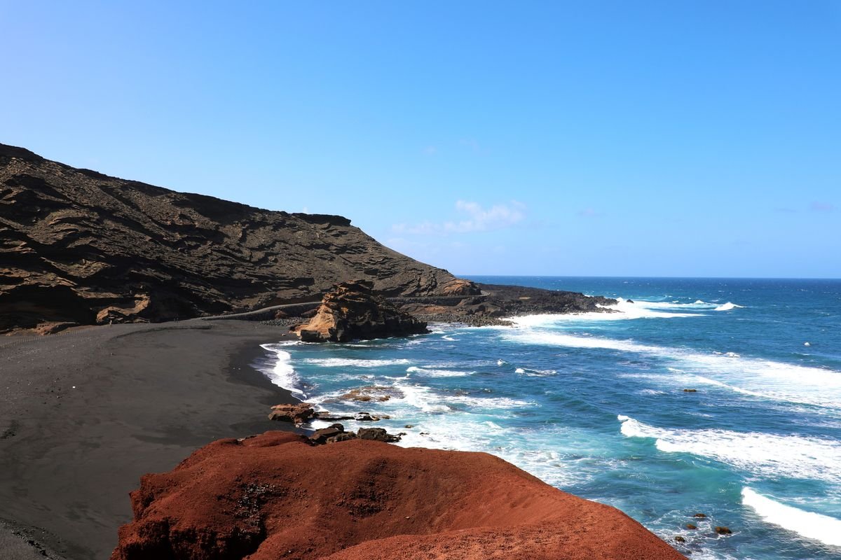 Black beach in Lanzarote