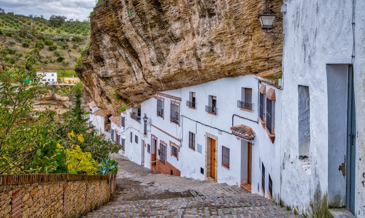 A town in the rock in Spain