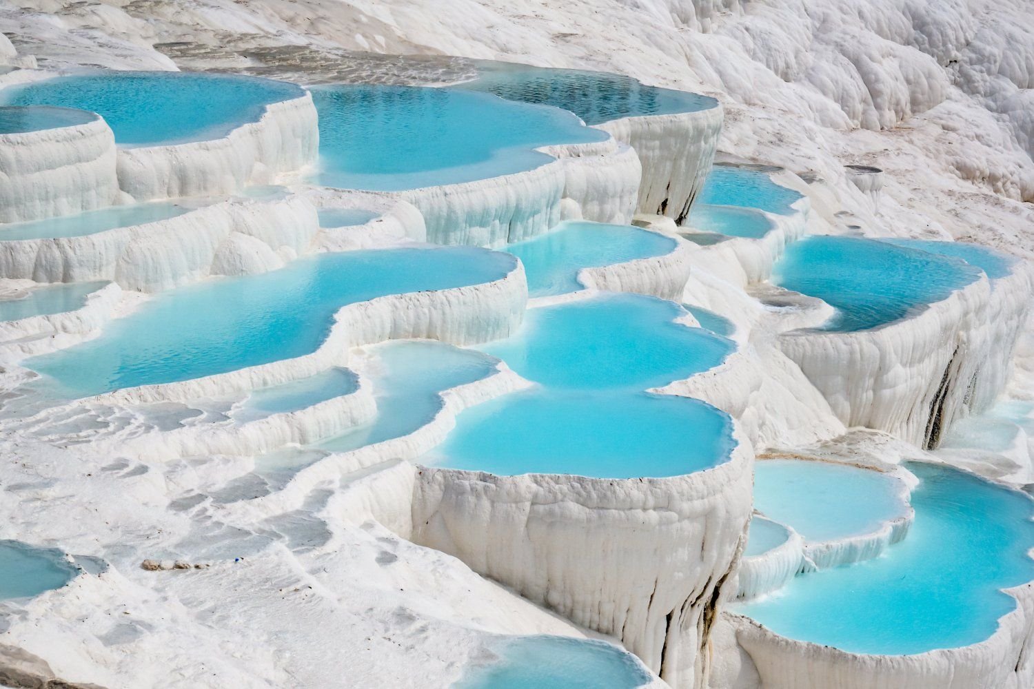 Wapienne tarasy w Pamukkale