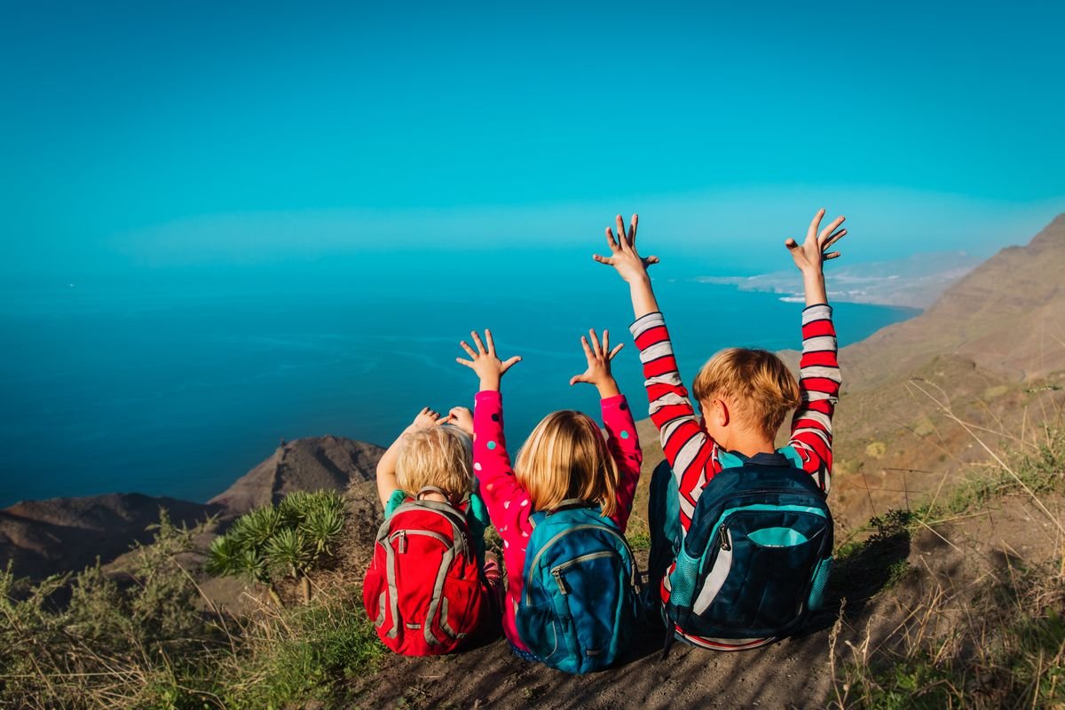 A trip to the mountains with children