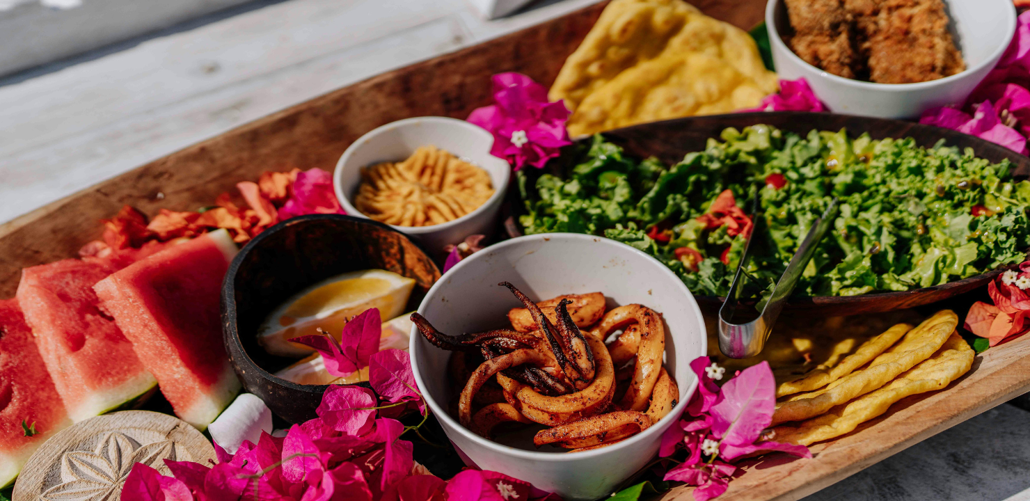 śniadanie na Malediwach