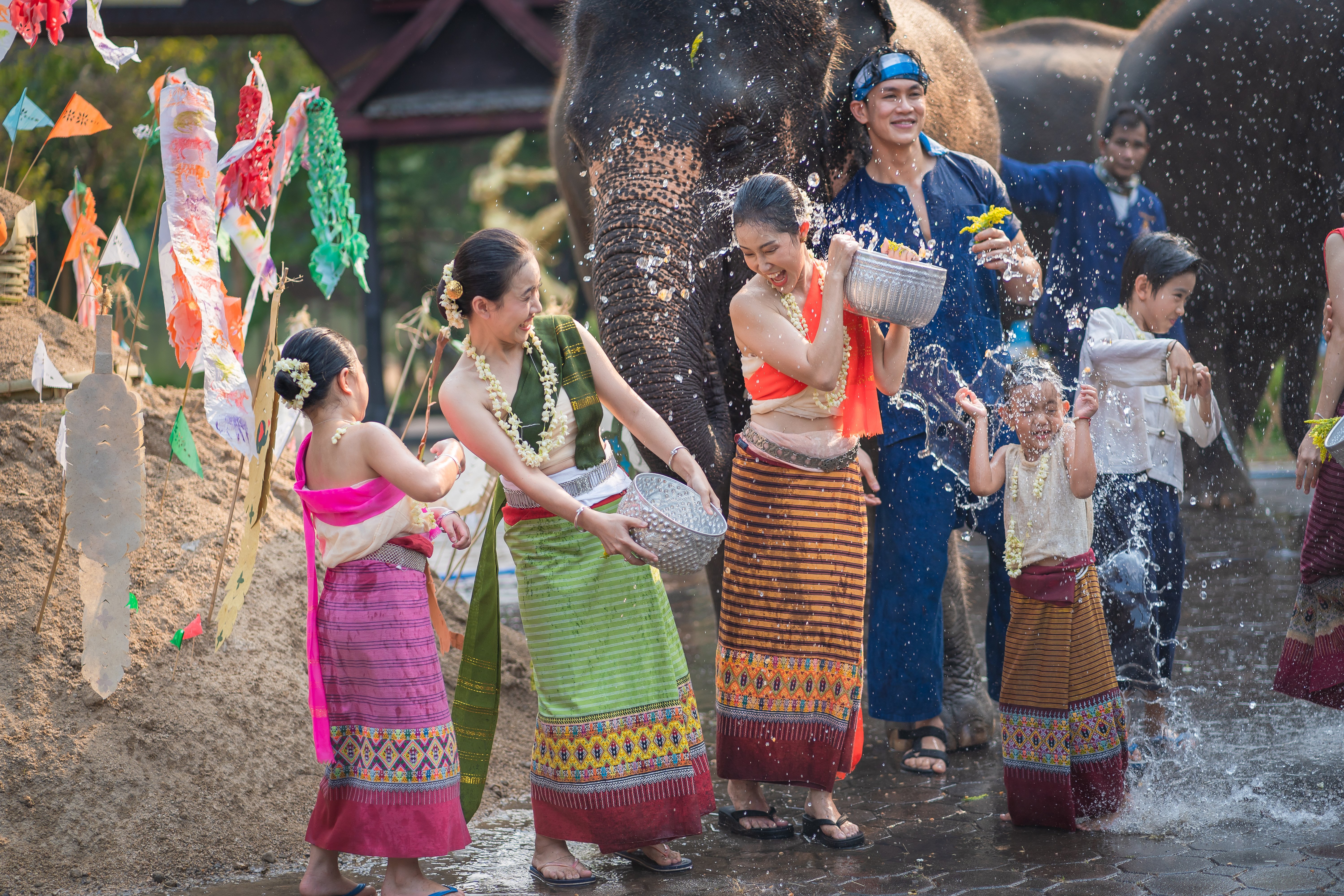 Songkran Tajlandia śmigus dyngus