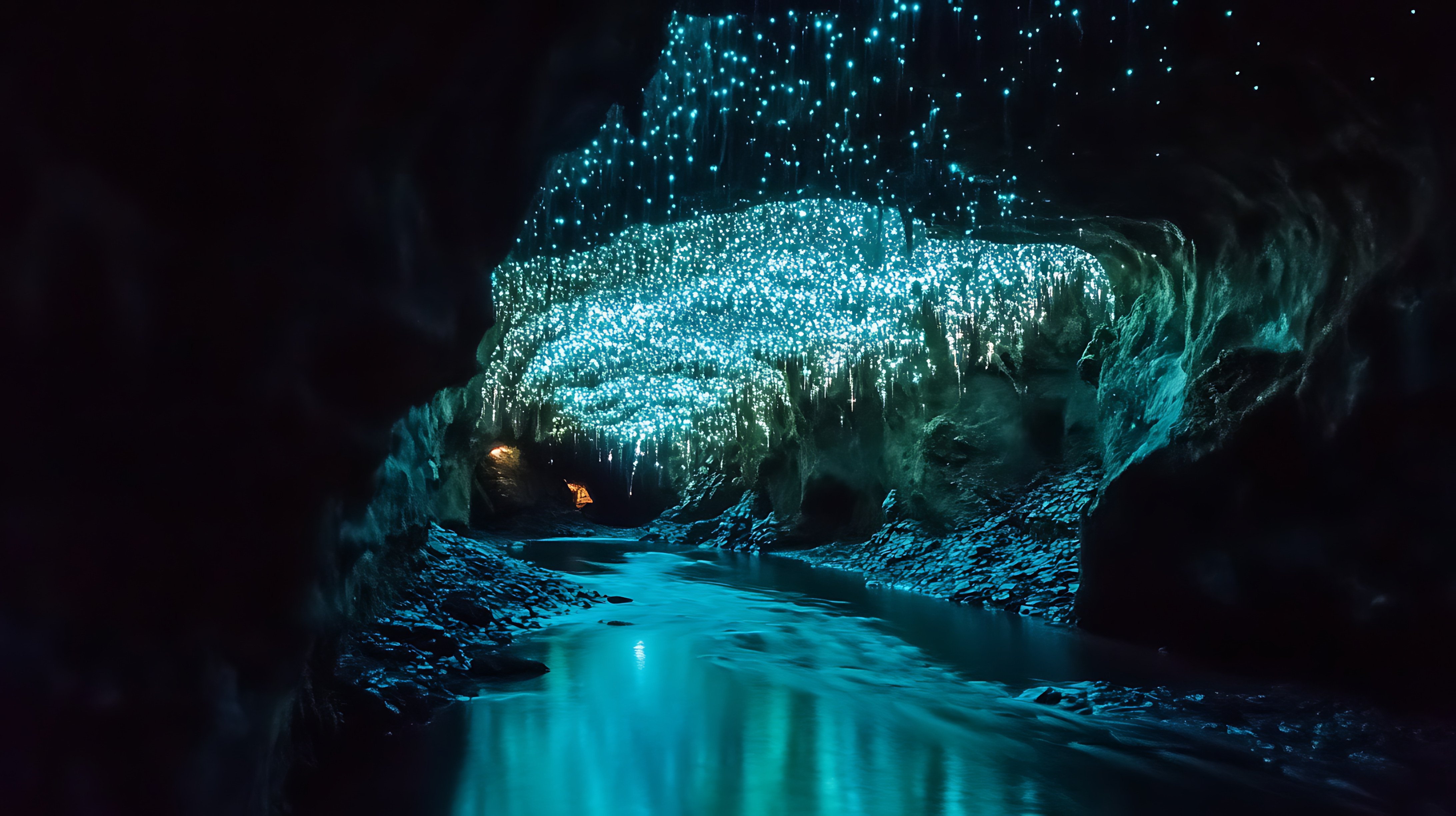 Jaskinie Waitomo Nowa Zelandia