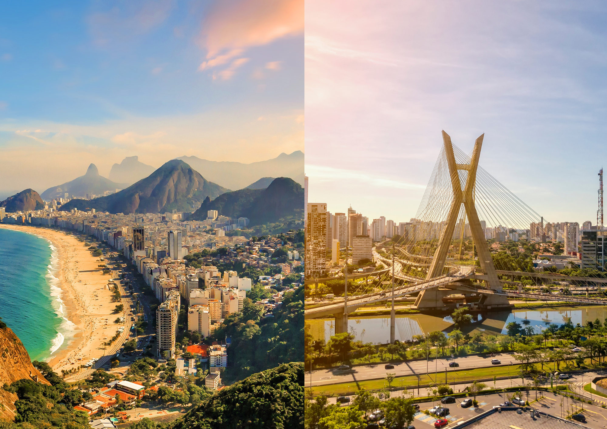 Sao Paulo i Rio de Janeiro