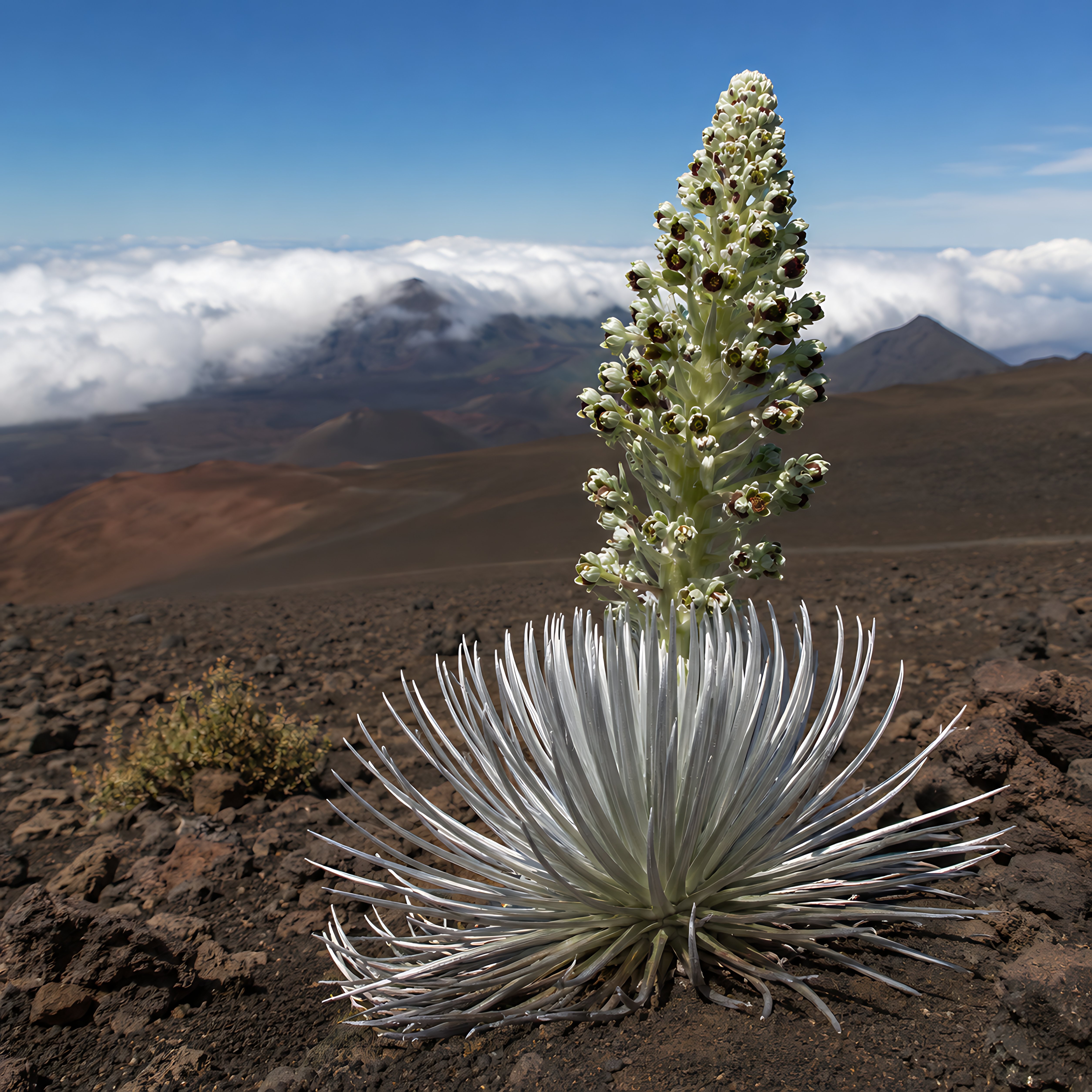 Silversword Cactus Maui Hawaje