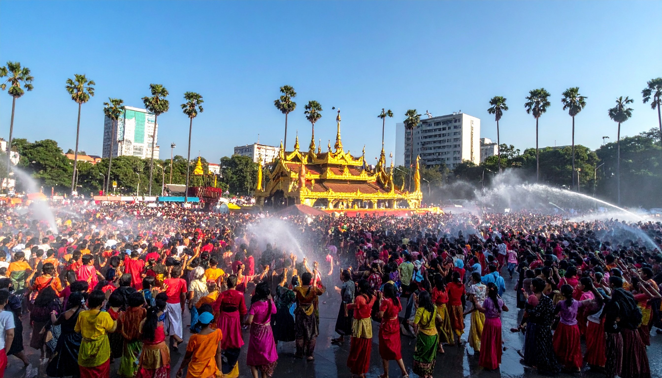 Thingyan water festival