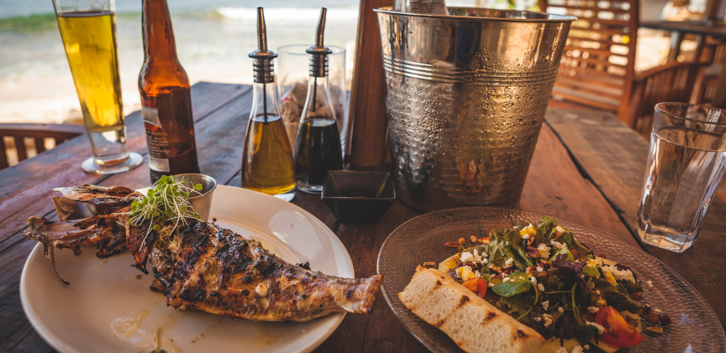 Posiłek na Barbados